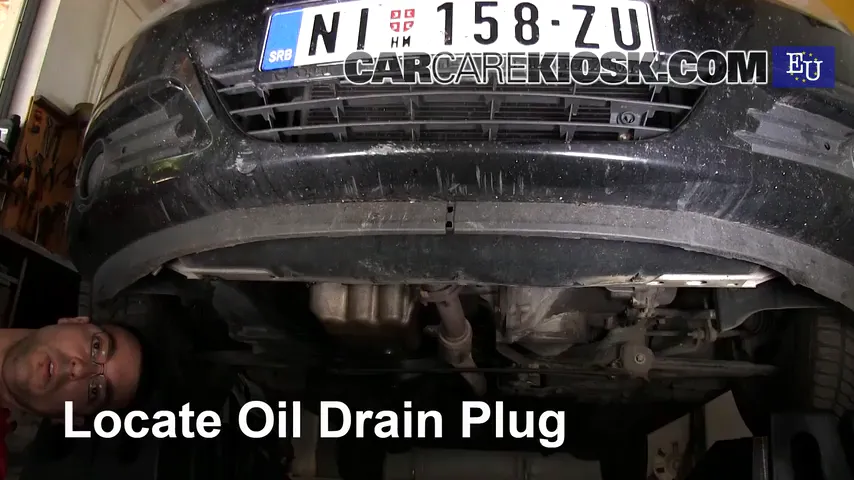2008 Opel Corsa D 1.2L 4 Cyl. Huile Changer l'huile et le filtre à huile
